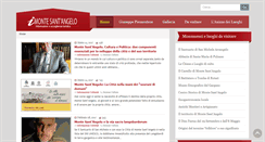 Desktop Screenshot of montesantangelo.info