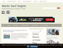 Tablet Screenshot of montesantangelo.com
